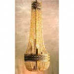 vintage c. 1930s french crystal chandelier z