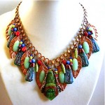 vintage egyptian revival necklace