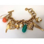 vintage givenchy charm bracelet