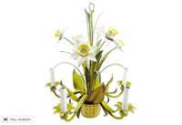vintage italian daffodil chandelier
