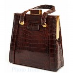 vintage lucille de paris alligator handbag z