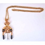 vintage marbels mexico salvador teran necklace