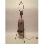 vintage mid-century atomic ceramic lamp