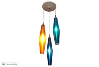 vintage mid-century rotaflex pendant lamp