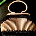 vintage mid-century telephone cord handbag