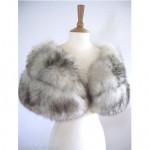 vintage norwegian fox fur stole