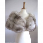 vintage norwegian fox fur stole wrap z