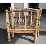 vintage pair of birchbark twin beds z