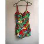 vintage paradise hawaii romper swimsuit