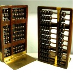 vintage set of abacus bookends z