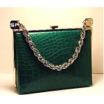 vintage sonia rykiel alligator convertible purse shoulder bag z