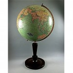 antique 1900s columbus world globe