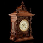 antique 19th century lenzkirch mantel clock z