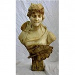 antique 19th century petrilli carved marble sculpture