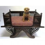 antique victorian pet bed z