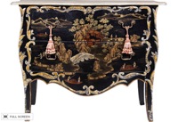 vintage 1920s chinoiserie decorated chest