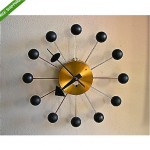 vintage 1950s george nelson howard miller atomic ball wall clock