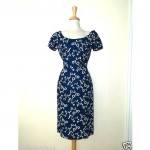 vintage 1950s hannah troy embroidered dress z