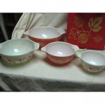 vintage 1959 pyrex mixing bowl set