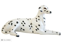 vintage 1960s italian ceramic dalmation figurine