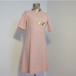 vintage 1960s ossie clark for quorum and gimbels wool dress z