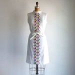 vintage 1960s toni todd embroidered dress z