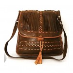 vintage 1970s moroccan leather handbag