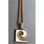 vintage 1970s pierre cardin enamel pendant necklace