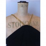 vintage 1980s chanel jersey dress