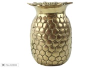 vintage brass pineapple pencil cup