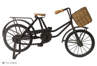 vintage iron bicycle model