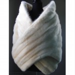 vintage ivory mink stole z