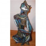 vintage midcentury marcello fantoni figural sculpture z