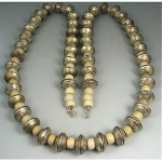 vintage navajo mercury dime trade bead necklace