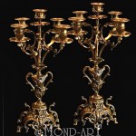 vintage pair of 1920s french candelabra z