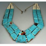 vintage pueblo turquoise necklace