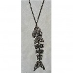 vintage tortolani articulated fish necklace