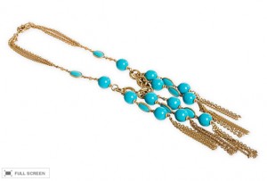 vintage italian turquoise necklace