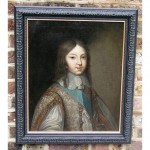 antique 17th century french oil painting