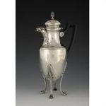 antique 19th century silver coffeepot