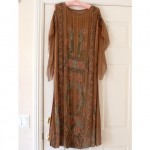 antique art deco beaded flapper dress