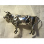 antique sterling silver cow creamer z