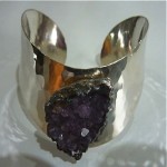 vinatge c. 1970 jacob hull amethyst bracelet