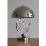 vintage 1930s art deco chrome lamp z