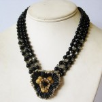 vintage 1940s miriam haskell necklace