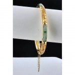 vintage 1950s 14k jadeite bracelet