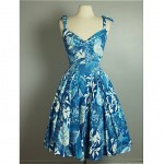 vintage 1950s hawaiian dress