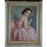 vintage 1950s pal fried painting