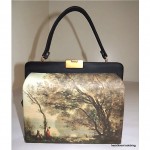 vintage 1950s tano madrid silkscreen handbag