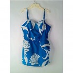 vintage 1950s waltah clarke bathing suit playsui